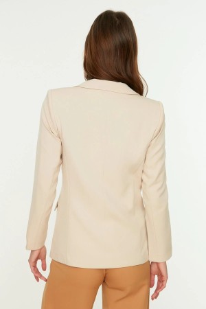 Beige Blazer Jacket