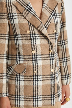 Plaid Blazer Jacket