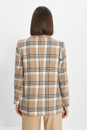 Plaid Blazer Jacket