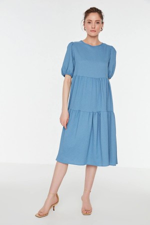 Ruffled Oversize Dress