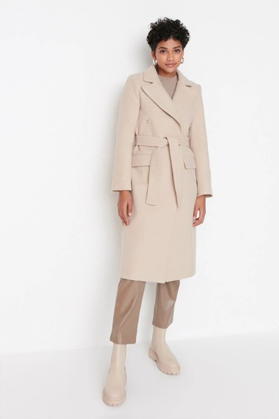 Belted Long Cachet Coat