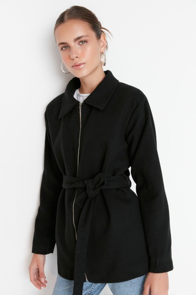 Zippered Cachet Coat