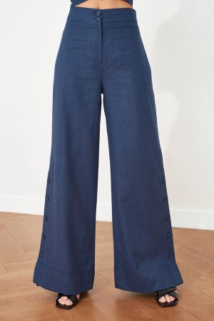 Button Detailed Trousers