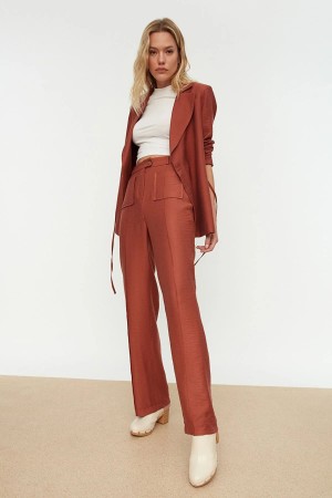 Rib Stitched Trousers