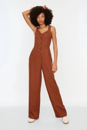 Buttoned Jumpsuits