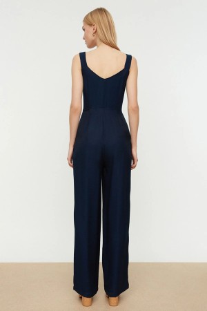 Buttoned Jumpsuits